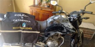 Recuperaron una moto robada el mes pasado