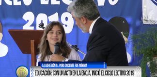 Educación: Con un acto en la ENCJA, inició el ciclo lectivo 2019