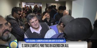 El SOEM levantó el paro tras un acuerdo con Jalil