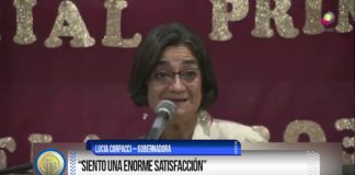 Lucía inauguró la Escuela Institucional N°1 Ribera del Valle