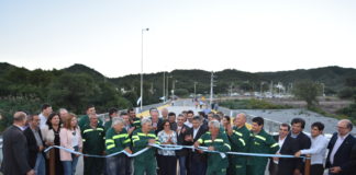 Lucía inauguró la segunda etapa de la Quebrada de Moreira