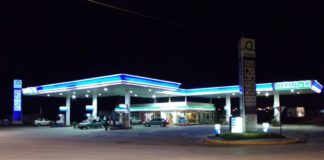 Lo aprehendieron por causar desorden en una estación de servicio del sur