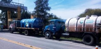 Secuestran camiones, un colectivo y un tractor en controles