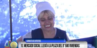 El Mercado Social llegó a la plaza del B° 500 Viviendas