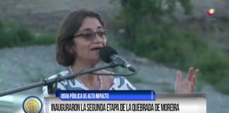 Inauguraron la segunda etapa de la Quebrada de Moreira