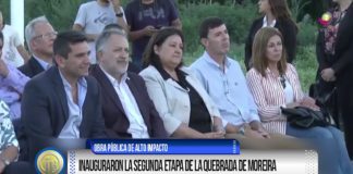 Inauguraron la segunda etapa de la Quebrada de Moreira
