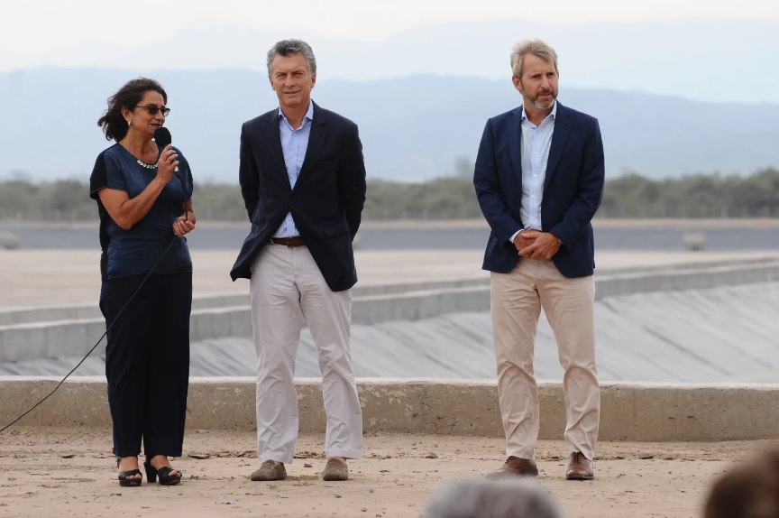 Lucía con Macri
