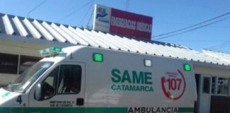 Grave accidente entre dos autos en Avenida Belgrano