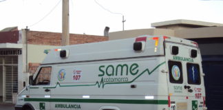 Un niño resultó lesionado en un siniestro vial en el Barrio Mi Jardín