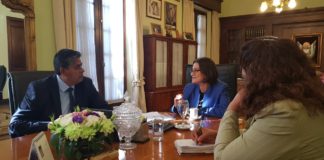 Lucía recibió a ‘Telchi’ Ríos y funcionarios municipales
