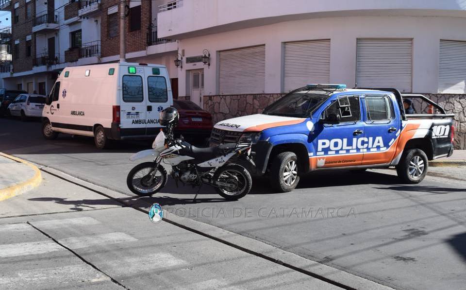 Siniestro vial Comisaría Primera calles mota Botello y Maipu