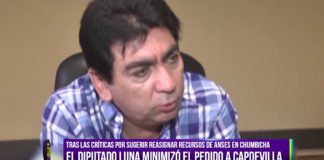 El diputado Luna minimizó el audio