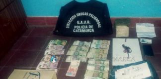 Secuestran 1 kilo de Marihuana y detienen a un hombre en Belén