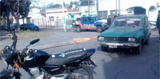 Motociclistas lesionados tras accidente en el centro