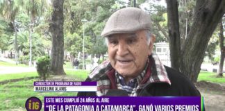 Es catamarqueño, vive en la patagonia y tiene un programa de radio dedicado a Catamarca