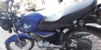 Motociclista chocó contra una pared medianera de un domicilio en Av. Presidente Castillo