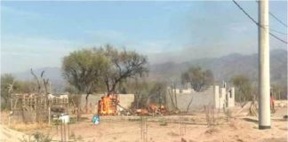 Se incendió una vivienda en el Portal del Norte
