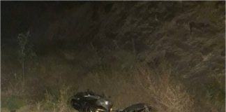 Motociclista lesionado tras un accidente en la Quebrada de Moreira