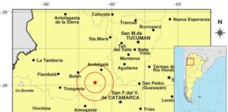 Nuevo temblor en territorio catamarqueño