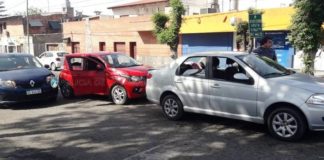 Tras un choque en cadena en Avenida Virgen del Valle arrestan a un hombre