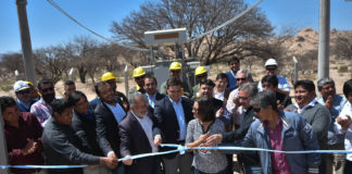 Lucía visitó Belén para inaugurar diversas obras