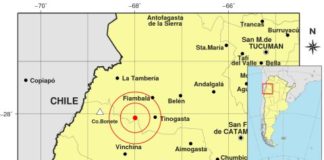 El Oeste provincial tembló esta madrugada