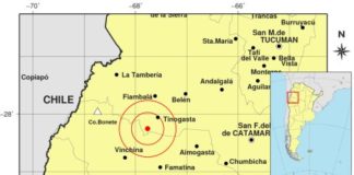 Nuevo sismo en Tinogasta