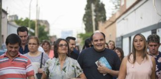 Candidatos del Frente de Todos caminaron el circuito 4