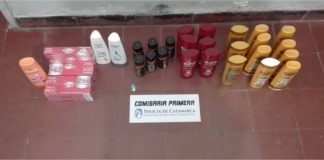 Aprehenden a un hombre robando elementos de higiene en el Vea de La Terminal