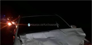 Automóvil de empresa de turismo protagonizó un violento accidente en Capayán