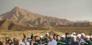 Lucía visitó Fiambalá donde inauguró la repavimentación en la Ruta N° 136