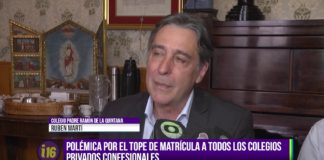 Polémica por el tope de matrícula a todos los colegios privados confesionales