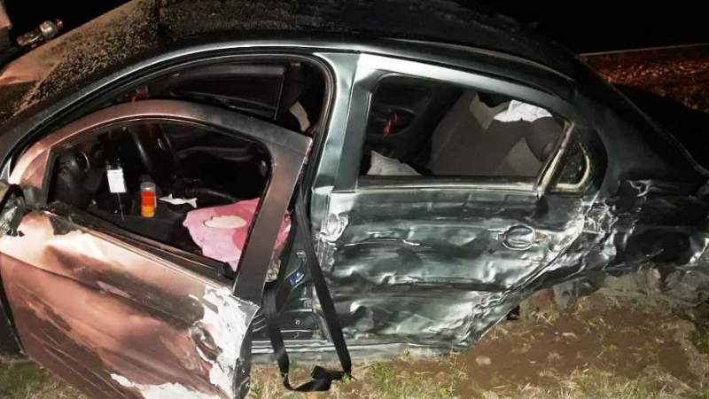 Accidente tres mujeres heridas