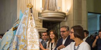 Lucía participó de la Bajada de la Imagen de la Virgen del Valle