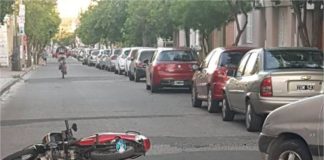 Motociclista lesionada en un accidente en calle Mate de Luna