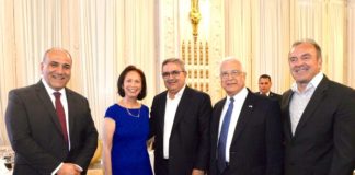 Jalil junto al embajador de Estados Unidos en Argentina
