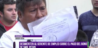Desmienten al gerente de Empleo sobre el pago del bono de 5 mil pesos