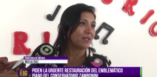 Piden urgente restauración del emblemático piano del conservatorio Zambonini