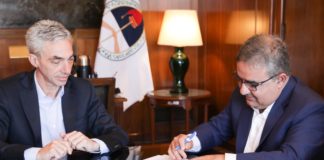 Raúl firmó convenio con Nación para reactivar los subsidios al transporte