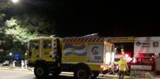 Grave incendio en un conocido lubricentro y lavadero