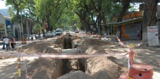 Se reanuda la obra de cloacas en Valle Viejo