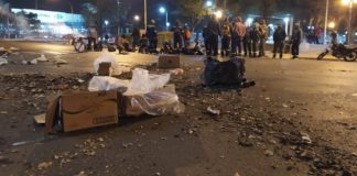 La Policía informó que cinco agentes fueron heridos en las protestas de Higiene Urbana