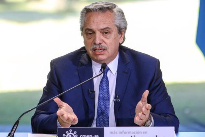 alberto fernandez cuarentena