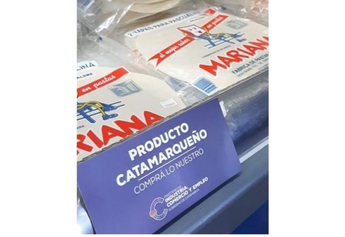 Porductos catamarqueños en las góndolas de supermercados