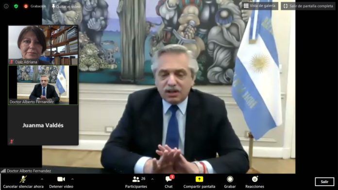 Adriana Diaz reunión con Fernandez