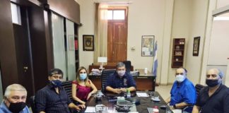 El ministro Niederle recibió a la Cámara de la Construcción