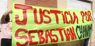 Homicidio de Pablo Chanampa: protesta por la prisión domiciliaria de uno de los imputados