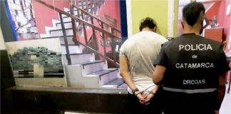 Operativo antidrogas: tenía pedido de captura y lo detuvieron con 2,5 kilos de marihuana