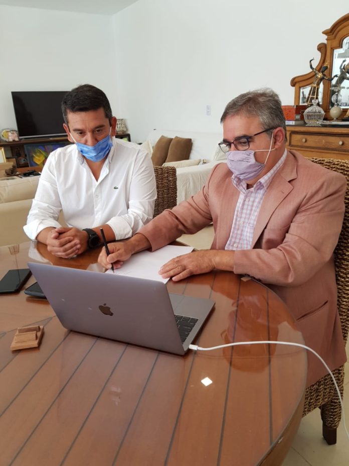 firma de convenio.