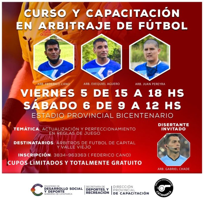 Capacitación árbitros